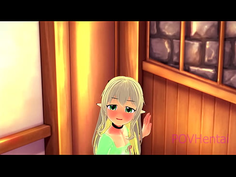 ❤️ (Tuzak) Elf hizmetçi yüzünü yıkamana yardım ediyor. ❤️❌ Süper seks bizde ☑